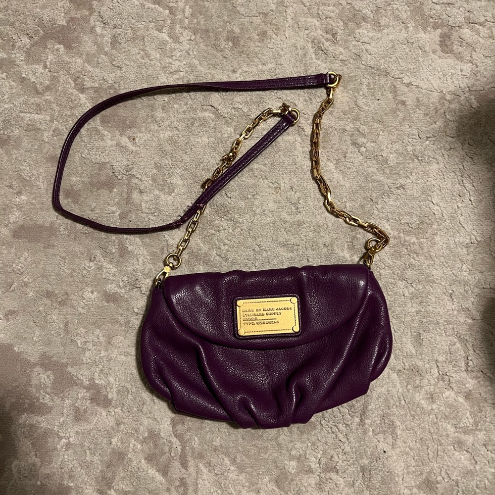 Purple Marc Jacobs purse